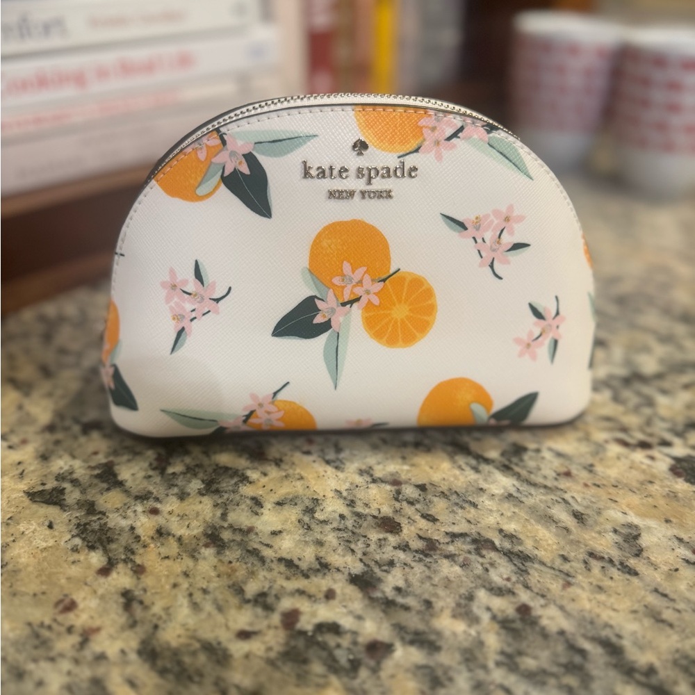 Kate Spade Floral Citrus Cosmetic Bag